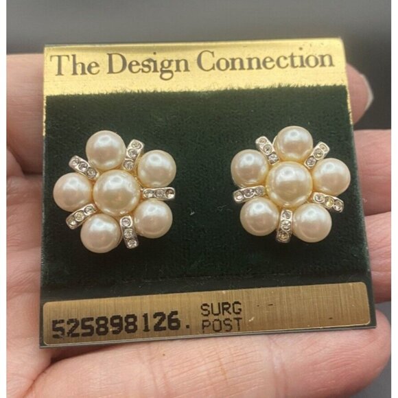 Lot of 3 Earrings NWT Silver Tone Trifari Design Connection Style & Co Pierced - Picture 6 of 9